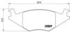 BREMBO P 85 019 Brake Pad Set, disc brake